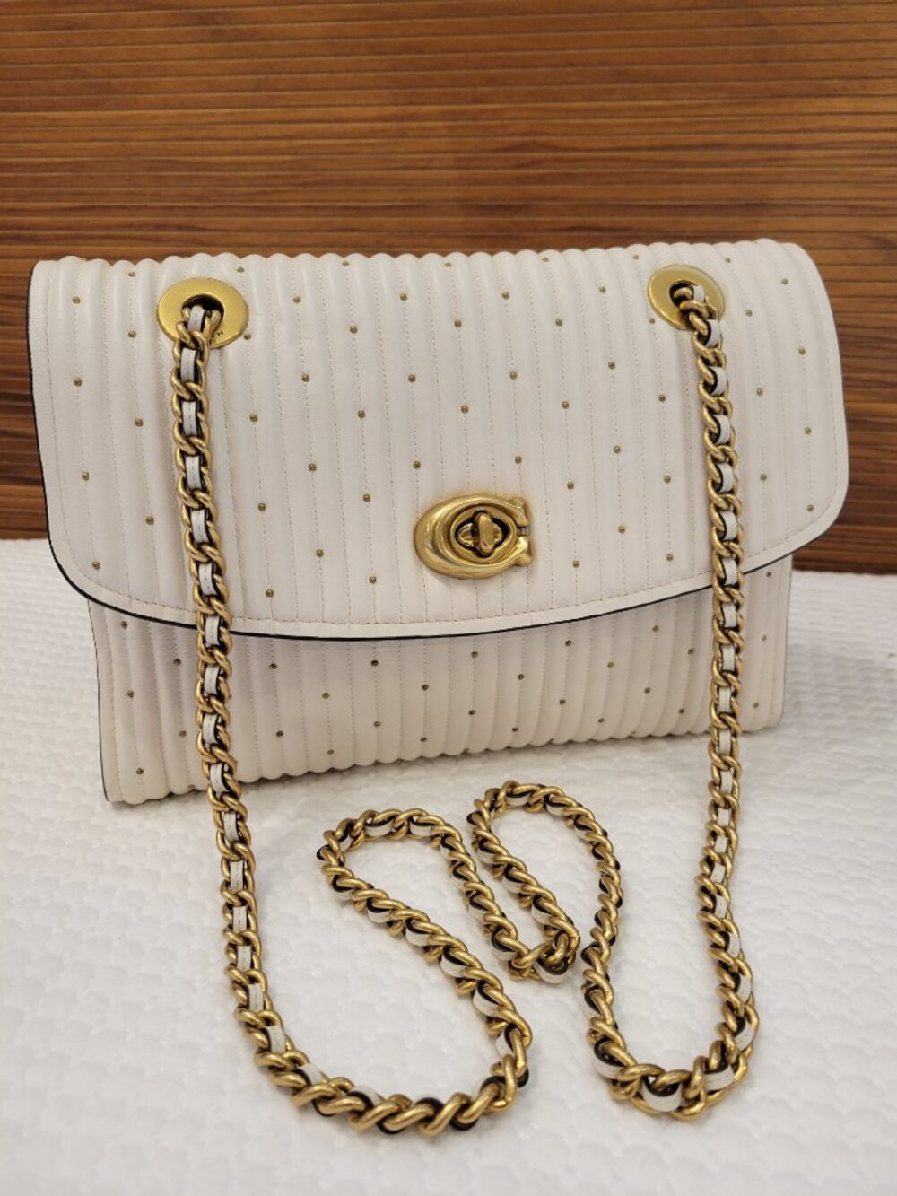 Coach Parker Quilted with Rivets